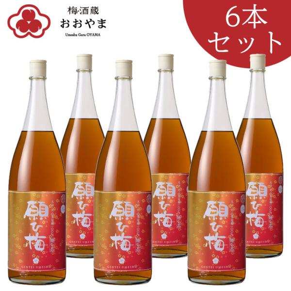 祝 梅酒 願ひ梅 1800ml 1ケース 6本入り 化粧箱なし 公式ショップ ギフト プレゼント 梅...