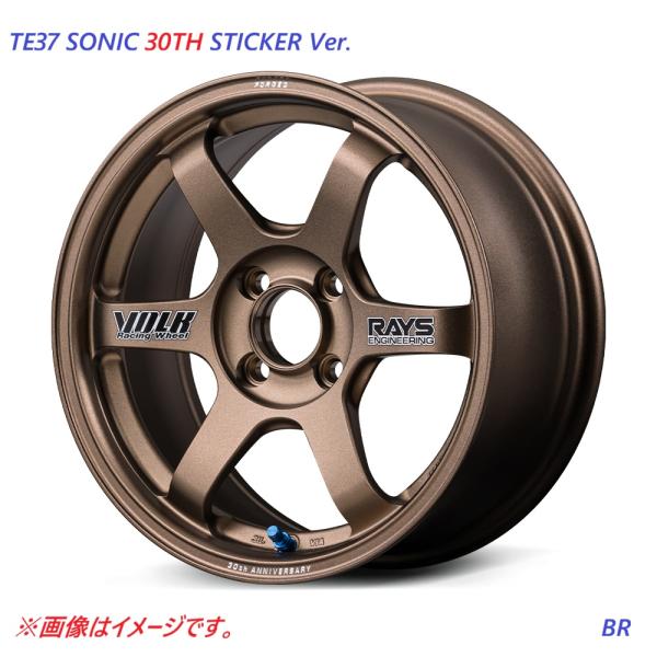 【納期要確認】TE37 SONIC 30TH STICKER Ver. SIZE:7J-15 ET:...