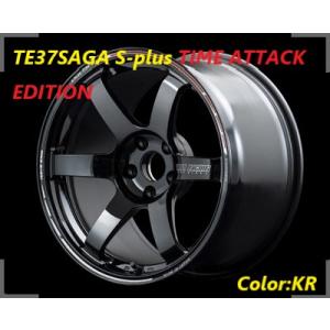 【購入前に納期要確認】TE37SAGA S-plus TIME ATTACK EDITION SIZE:7.5J-17 +45(F1) PCD:114.3-5H Color:KR ホイール2本セット