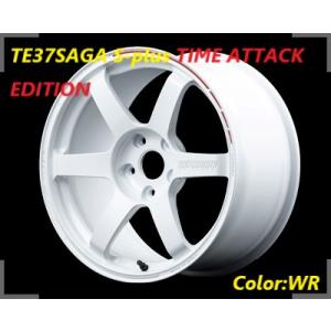 【購入前に納期要確認】TE37SAGA S-plus TIME ATTACK EDITION SIZE:8J-17 +39(F2) PCD:114.3-5H Color:WR ホイール2本セット