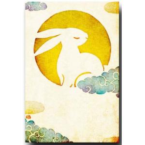 和風イラストポストカード 染絵風 月兎 秋のイラスト絵葉書 最安値 価格比較 Yahoo ショッピング 口コミ 評判からも探せる