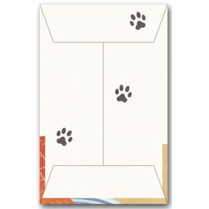 猫のイラストぽち袋 5枚入り 鯛と猫 多目的祝...の詳細画像1