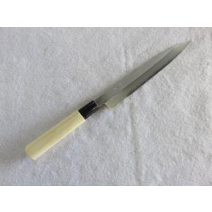 源正次 ステン割込型 ゴールド 出刃包丁 150mm : SHOP YAMANI