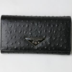 財布 レディース 長財布 大容量 クラッチバッグ 折り財布 オーストリッチ   PD51 カラー ブラックTKTK