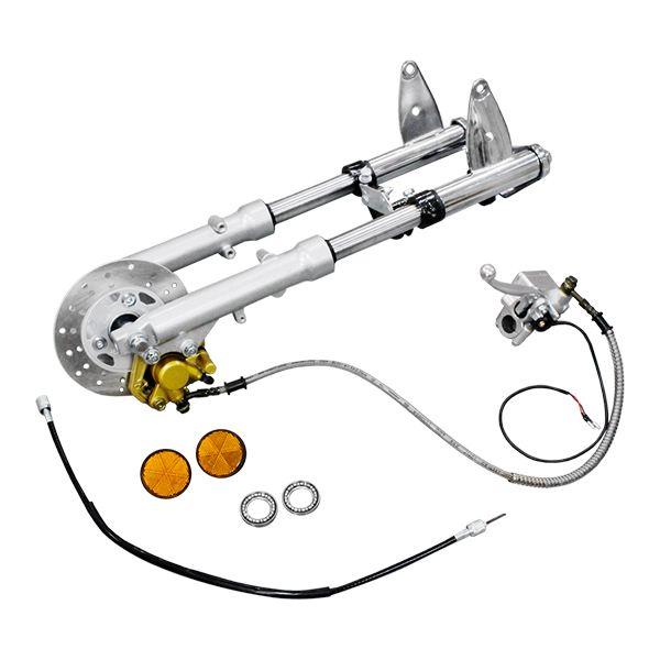 ю 正立 フロントフォーク キット Φ27インナーチューブ/フォーク長540mm 10インチ モンキ...