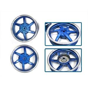 アルミホイール ライブDIO SR/ZX AF34/AF35 前後セット 青 アルミホイール ライブDIO SR/ZX AF34/AF35 前後セット 青