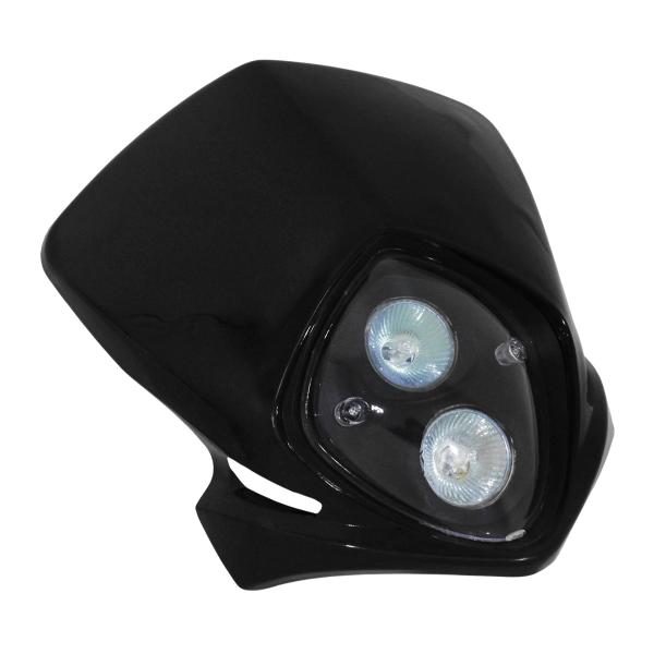 エンデューロヘッドライト カワサキ KLX250 W650 ブラック