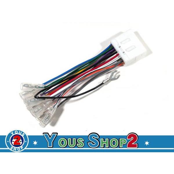 メール便 オーディオハーネス R1 Ｈ17.1〜Ｈ22.3 スバル純正配線変換キット 14P 接続 ...