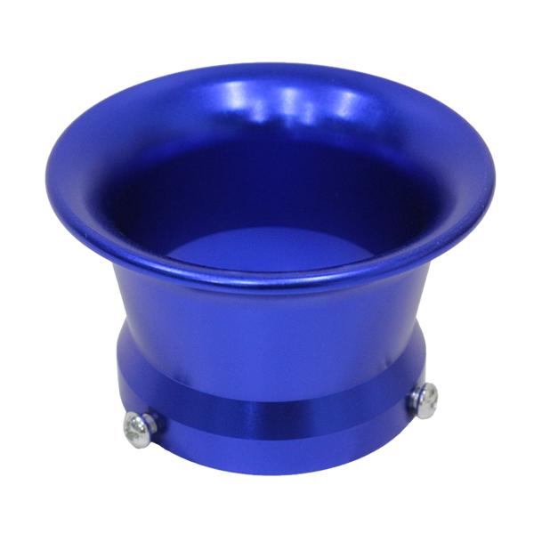 Б 汎用 エアーファンネル ブルー アルミ アルマイト 50mm PE24/PE28/VM26/CR...