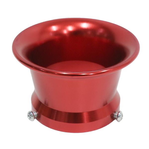 Б 汎用 エアーファンネル レッド アルミ アルマイト 50mm PE24/PE28/VM26/CR...