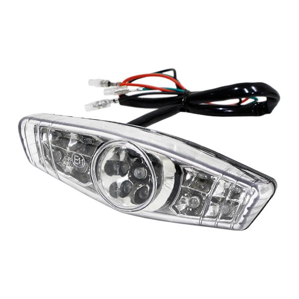 ю 汎用 ホンダ XR100 エイプ LED ルーカス テールランプ [ クリアレンズ ] 12V ...
