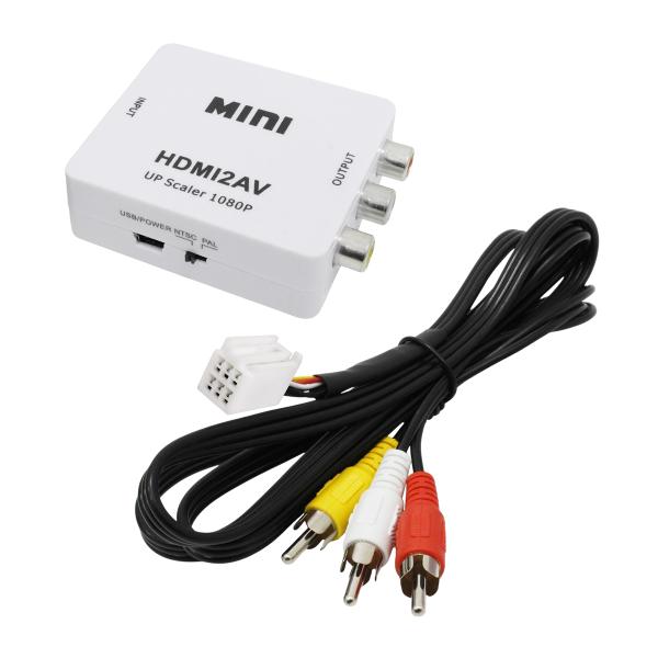 ю ミラーリング キット HDMI ⇒ RCA 変換 ケーブル スマホ画面をカーナビ表示 ダイハツ ...