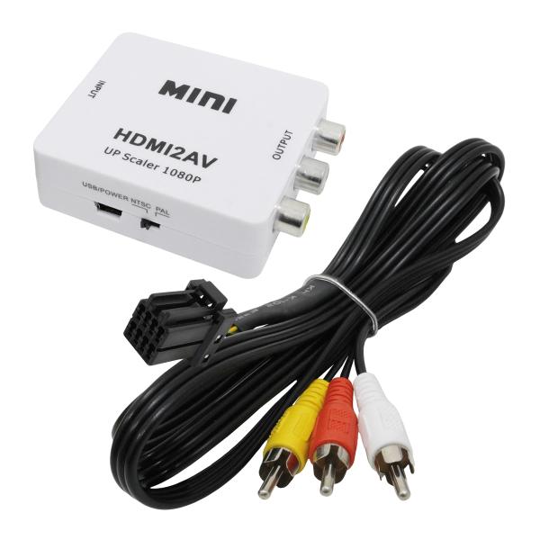 ю ミラーリング キット HDMI ⇒ RCA 変換 アダプタ スマホ画面をカーナビ表示 マツダ 標...