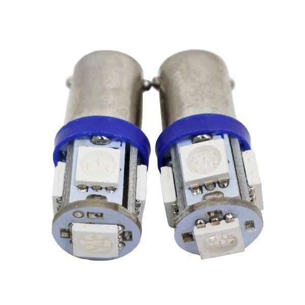 Б 【メール便】 LED バルブ BA9s/G14 平行ピン 180度 SMD 3chip 12V ...