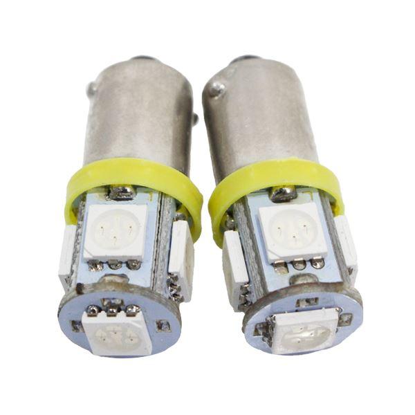 Б 【メール便】 LED バルブ BA9s/G14 平行ピン 180度 SMD 3chip 12V ...