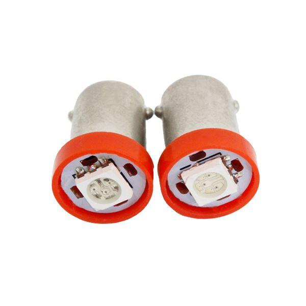 Б 【メール便】 高輝度 LED バルブ BA9s/G14 平行ピン 180度 SMD 3chip ...