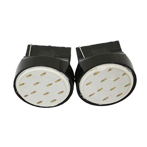 Б 高輝度 汎用 LED バルブ T20 面発光 12V COB 12chip シングル バックラン...