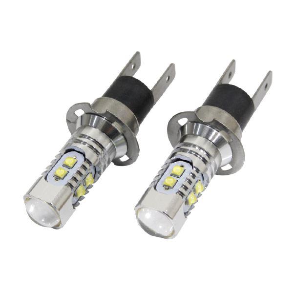 Б 【メール便】 交換用に！ 高輝度 フォグランプ LED バルブ [ H3C ] XT-Eチップ ...