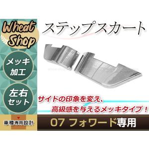大型商品 日野 デュトロ ワイド メッキ ドア ガーニッシュ フェンダー