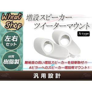 Aピラー 埋め込み スピーカー 造形用ツイーターマウント カー