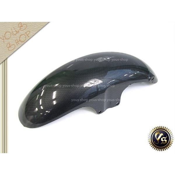 新品 YAMAHA XJR400 4HM RH02J カーボン調 フロントフェンダー カウル カスタ...