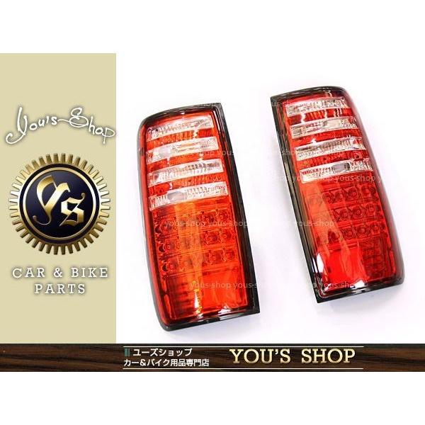 トヨタ ランドクルーザー 80系 クリスタル リアLED コンビ テールランプ ランクル ベンツ風 ...