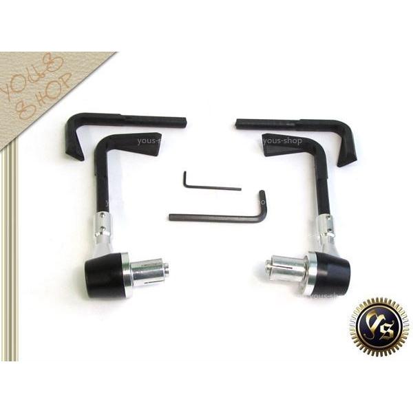 定形外 オフロード オンロード バイク プロテクター レバーガード 銀 GSX R1000 R600...