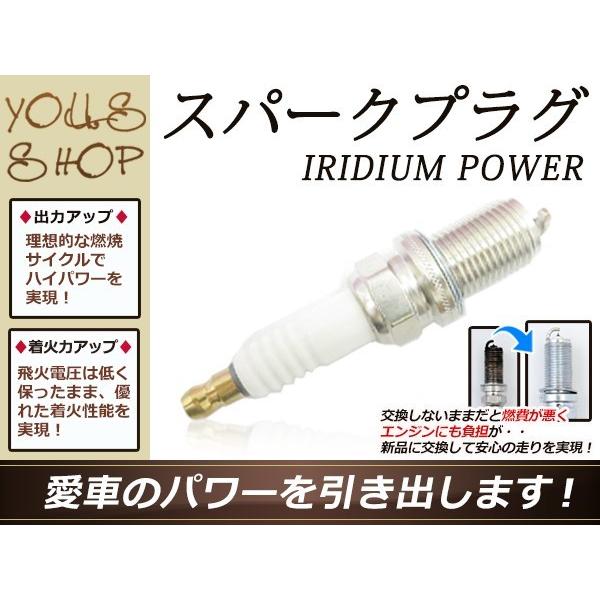 スパークプラグ イリジウムパワー  三菱/MITSUBISHI eKワゴン 660CC H82W 3...