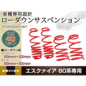 ヴォクシー ノア エスクァイアZRR80Gダウンサス ローダウン サス