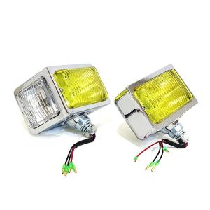 汎用 トラック 24V レトロ コーナー フォグランプ 左右セット ガラス