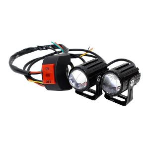UNI-SHINE フォグランプ バイク イエロー LEDフォグランプ 30W 3200K