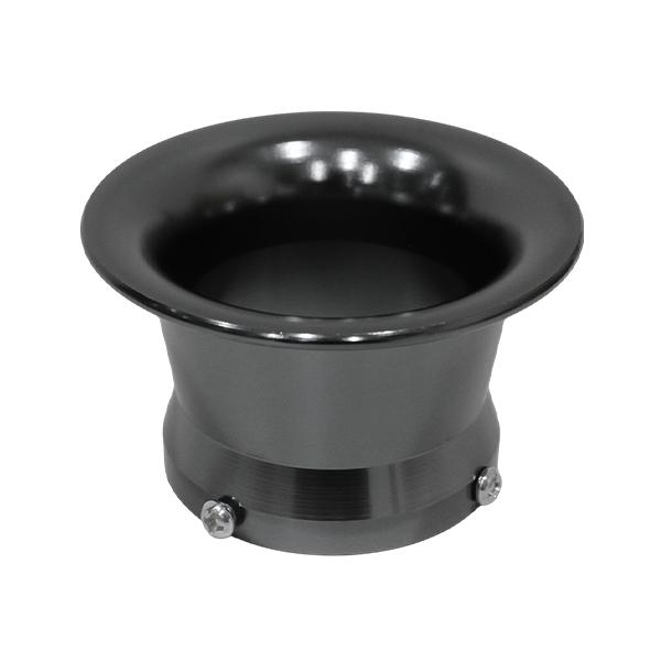 汎用 エアーファンネル アルミ アルマイト ガンメタ 50mm PE24 PE28 VM26 CR2...