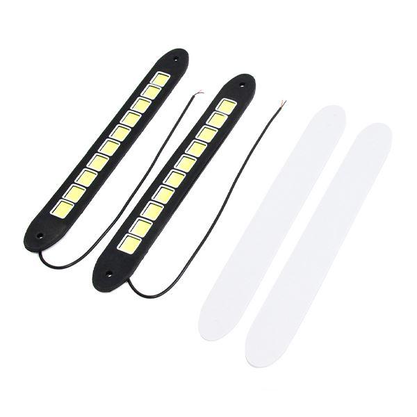 ю 【メール便】 LED デイライト スポットライト COB 防水仕様 薄型タイプ 定電圧回路搭載 ...