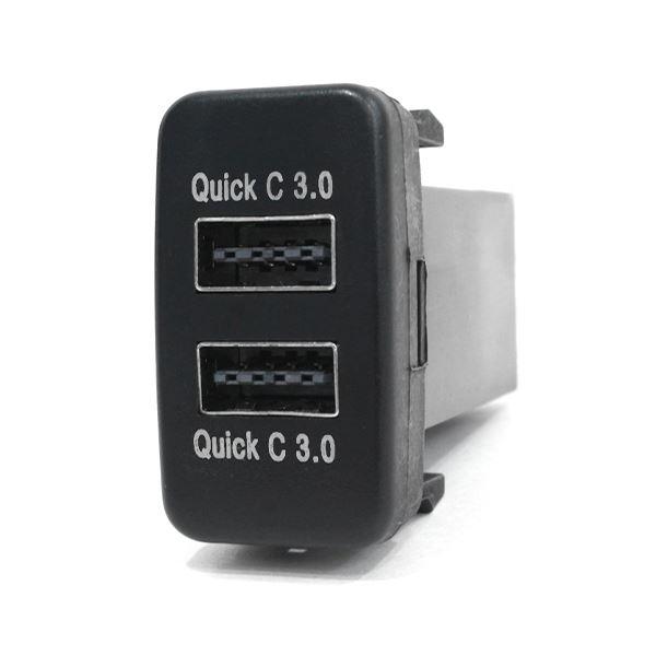 ю メール便送料無料】 トヨタ ハリアー ACU/GSU/MCU30系 USBポート 3.0A スイ...