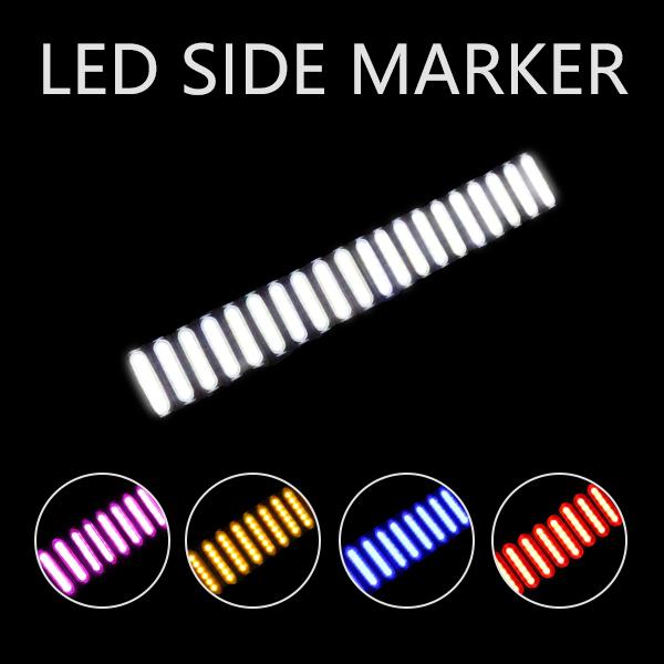 Б LED サイドマーカー 24V トラック ダウンライト シャーシマーカー カスタム デコトラ ホ...