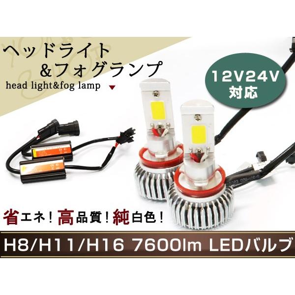 EKカスタム B11W H25.6~ LED H16 フォグランプ 7600lm