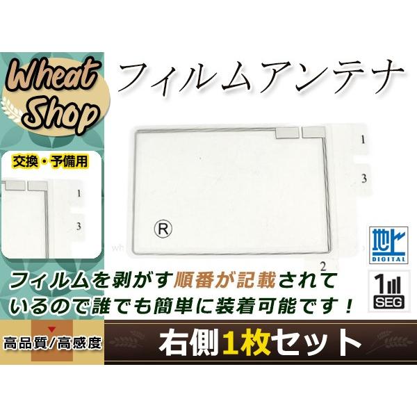 イクリプス ナビ AVN7500S 高感度 スクエア型 フィルムアンテナ R 1枚 エレメント 載せ...