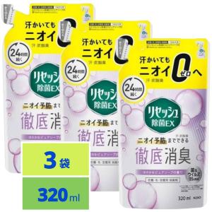 花王 Kao リセッシュ除菌EX ピュアソープの香り つめかえ用 320ml x3個