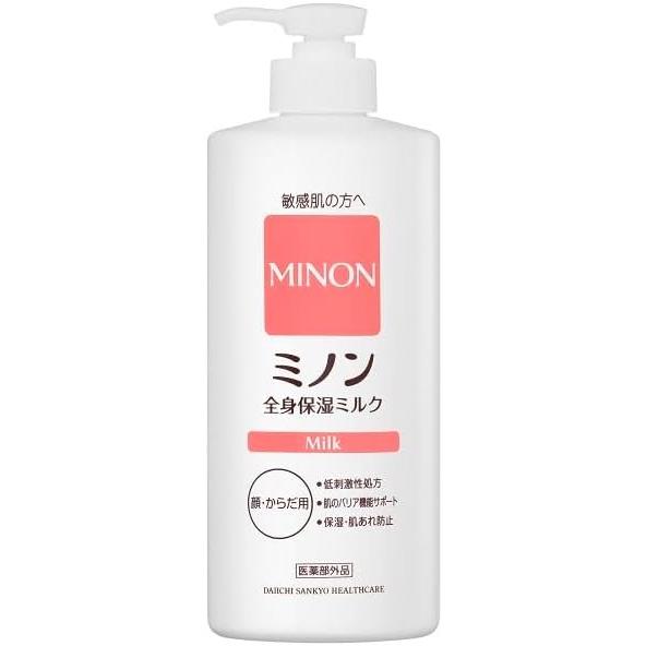 ミノン 全身保湿ミルク 本体ボトル 400ml 大容量 ボディミルク 敏感肌 肌あれ防止 保湿 乾燥...