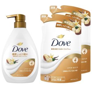 Dove ダヴ ボディソープ シアバター&バニラ ボディウォッシュ 本体+詰め替え用 470g+330g×2個