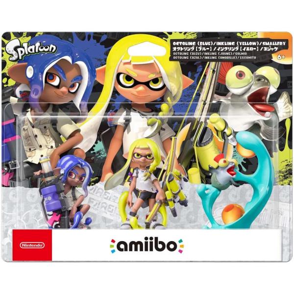 【新品】amiibo トリプルセット[インクリング【イエロー】/オクトリング【ブルー】/コジャケ](...