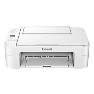 【新品】Canon プリンター A4インクジェット複合機 PIXUS TS3330 ホワイト Wi-Fi対応 テレワーク向け 送料無料 ※外箱ダメージ有り