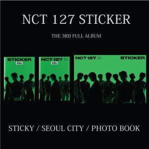 【3種セット】【和訳選択】NCT 127 STICKER 3RD FULL ALBUM 正規 3集【レビューで店舗特典】