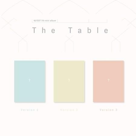 【3種セット】NU'EST THE TABLE 7TH MINI ALBUM ニュイスト 7集 ミニ...