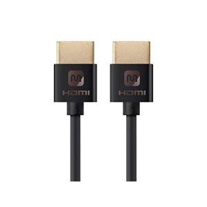 Monoprice Monoprice 4K Slim High Speed HDMI Cable 3ft - 18Gbps Black