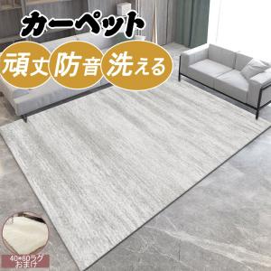 北欧風 ラグ カーペット おしゃれ グレー 洗える 滑り止め ラグマット 居間用 センターラグ 長方形 2畳 3畳 抗菌防臭 マット ホットカーペット対応 軽量