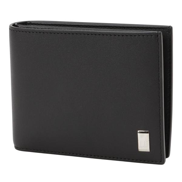 ダンヒル dunhill 二つ折り財布 19F2F32AT001R SIDECAR サイドカー ブラ...