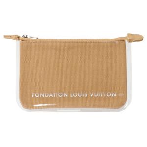Fondation Louis Vuitton フォンダシオンルイヴィトン ルイヴィトン 美術館 ポーチ pouch キャメル