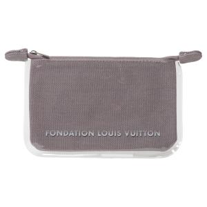 Fondation Louis Vuitton フォンダシオンルイヴィトン ルイヴィトン 美術館 ポーチ pouch グレー