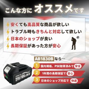 マキタ 互換 バッテリー 18V 21V 兼用...の詳細画像2